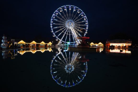 Ville de Angers, soleil d'hiver